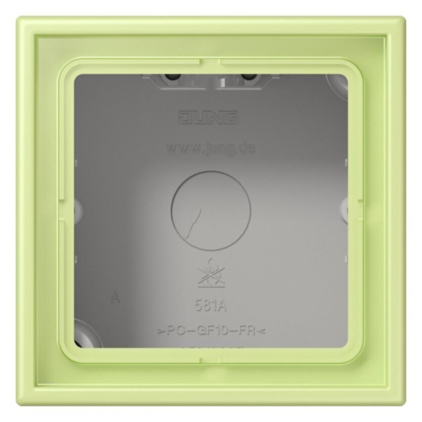 Jung Jung LC 581 A 222 AP-Kappe 1-fach Duroplast lackiert Serie LS vertikal jaune clair
