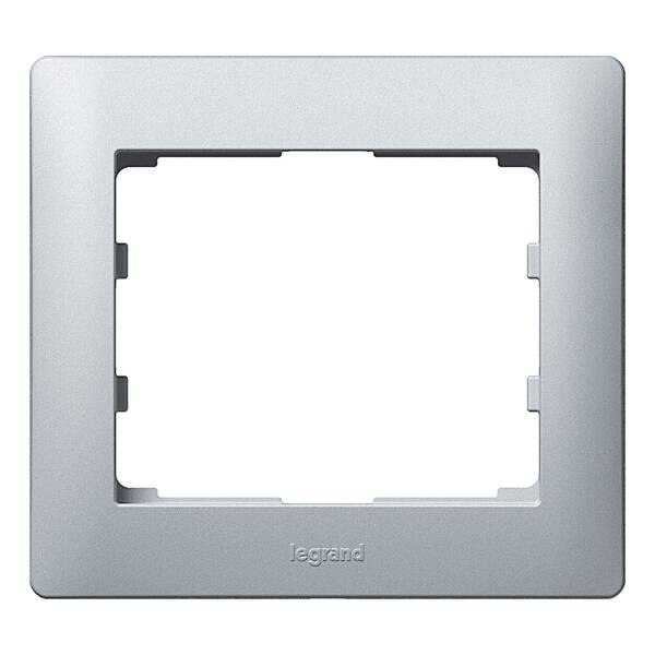 Legrand Legrand 771301 Rahmen 1-fach Galea soft Aluminium