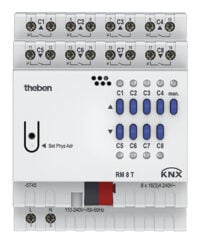 Theben Schalt-/Jalousieaktor 8-/4-fach, ohne Erweit. RM 8 T KNX