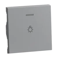 Legrand 765216 SEANO Wippe beleuchtet mit Symbol Licht in der Farbausführung Al