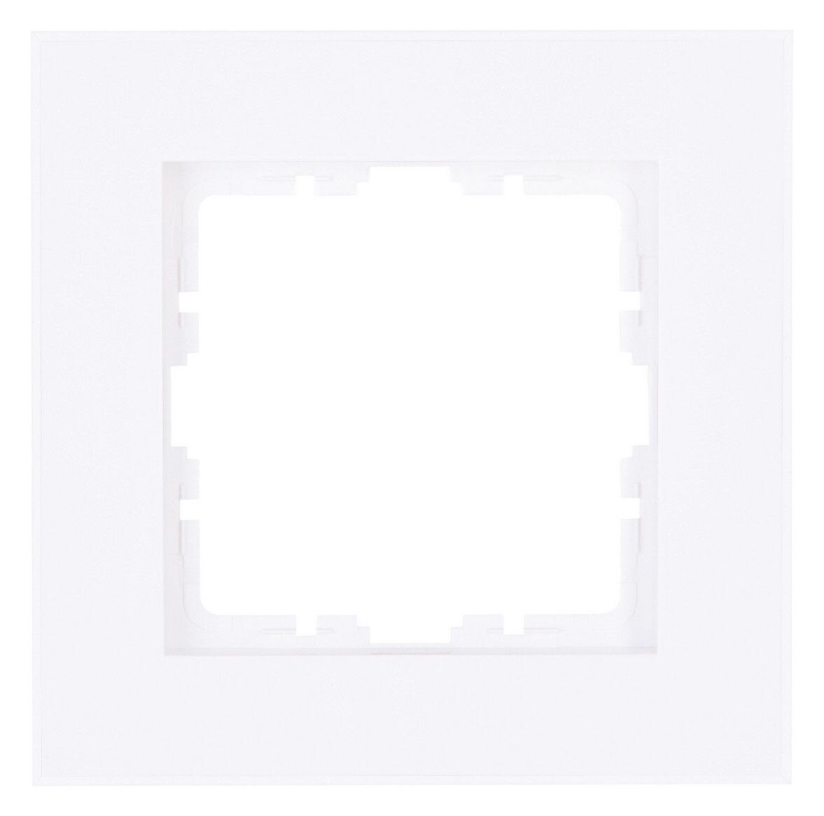 Kopp Kopp 406813002 HK07 PURE-Abdeckrahmen 1-fach Farbe:arktisweiß