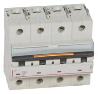 Legrand 409800 DX3 LS-Schalter C 63A 4-polig 25kA 400VAC 6TE
