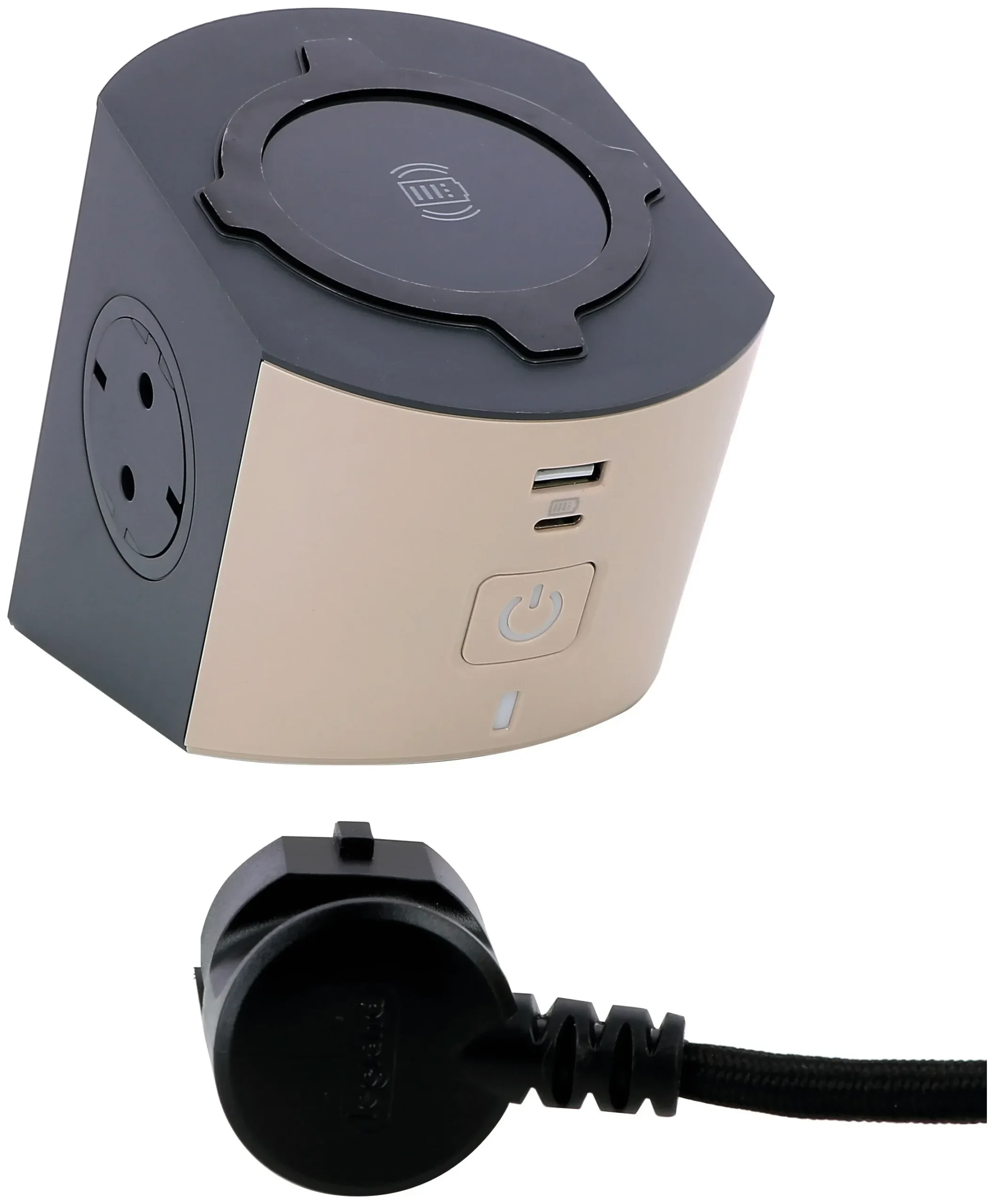 Legrand Legrand 694500 Power Workstation W-Charging USB A+C 2xSDO 2m Kabel braun