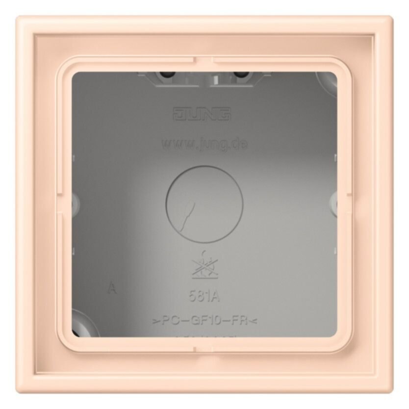 Jung Jung LC 581 A 228 AP-Kappe 1-fach Duroplast lackiert Serie LS rose pâle (32091)