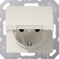 Jung SCHUKO-Steckdose 16A 250V Klappdeckel AS 1520 NKL