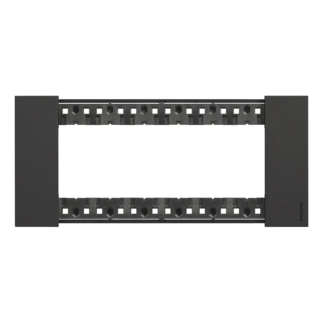 Legrand BTicino KA4806KG LivingNow Abdeckrahmen 6-modulig in der Farbausführung Black