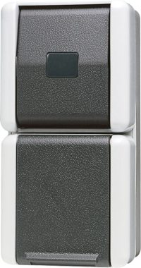 Jung SCHUKO-Steckdose 16A 250V mit Taster 871 W