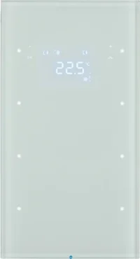 Berker Touchsensor 3-fach Glas polarweiß 75643050