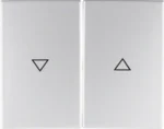Berker Wippe aluminium Symbol Pfeil 14357103