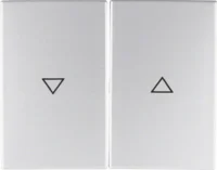 Berker Wippe aluminium Symbol Pfeil 14357103