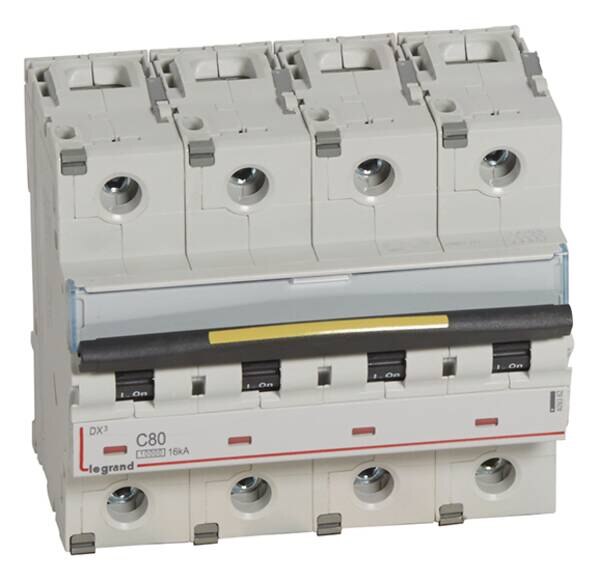 Legrand Legrand 409362 DX3 LS-Schalter C 80A 4-polig 10kA 400VAC 6TE