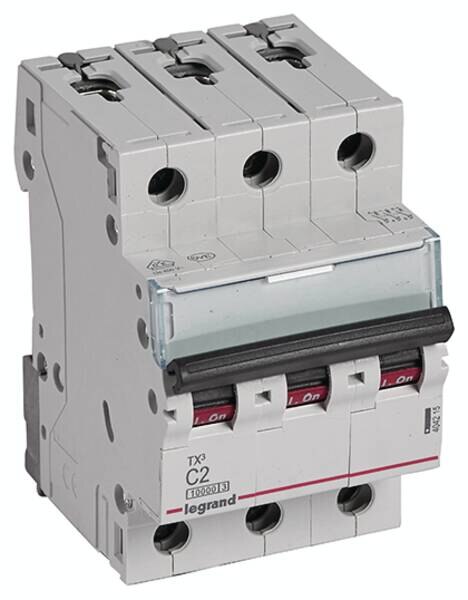 Legrand Legrand 404215 TX3 LS-Schalter C 2A 3-polig 10kA 400VAC 3TE