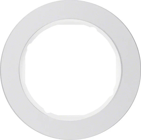 Berker Berker Rahmen Aluminium/pows 1-fach, rund 10112074
