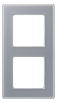 Jung AV582GLMKG Glasrahmen 2f senkr.eu.waager.e Montage Glas A VIVA kr