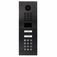 DoorBird D2102KV IP Video Türsprechanlage – Titan-Optik (PVD)