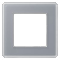 Jung AV 581 GLM KG Glasrahmen 1f senkrechte u.waage Montage Glas A VIVA