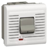 Legrand 077521 LS 1+N C10A 2-modulig Mosaic ultaweiß