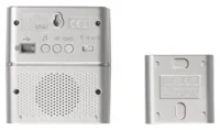 Legrand 094271 Funk Gong Set Premium MP3 LED Gong Klingeltast.30Melod. Aluminium