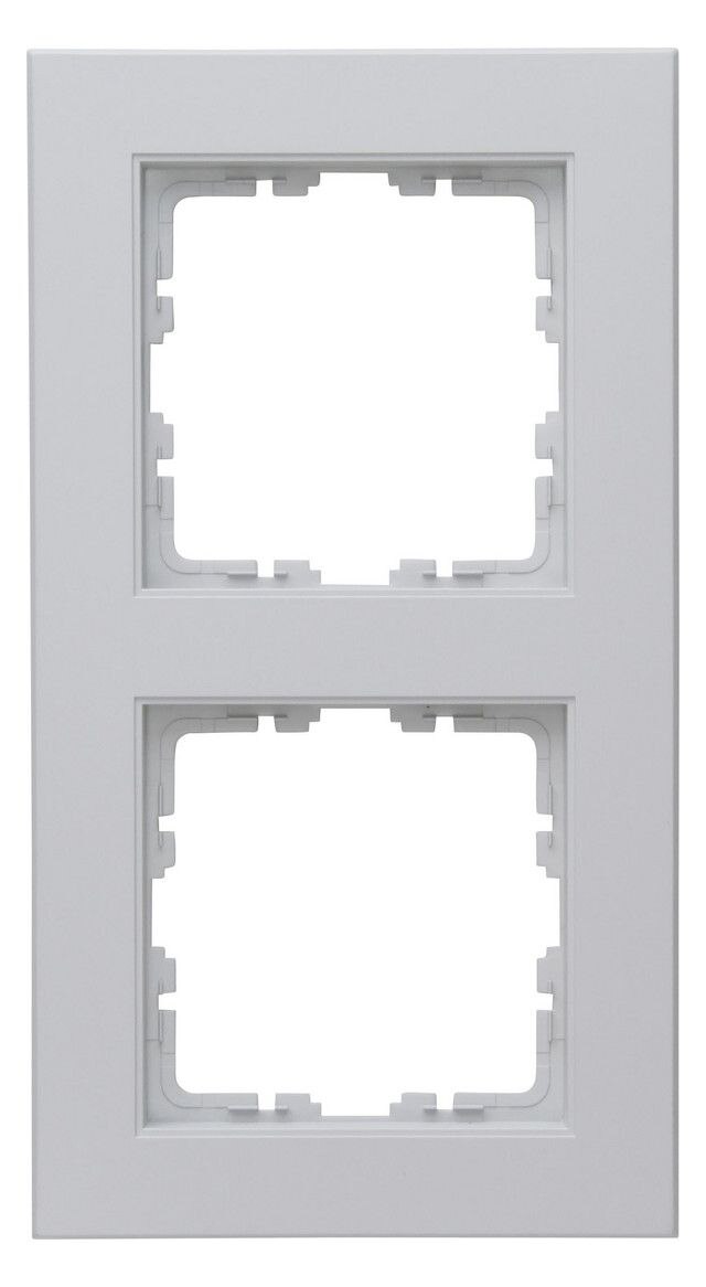 Kopp Kopp 402634007 HK07-Abdeckrahmen 2-fach Farbe:grau matt