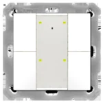 MDT technologies Taster Plus 55 Plus 4-fach, Reinweiß glän BE-TA55P4.G2