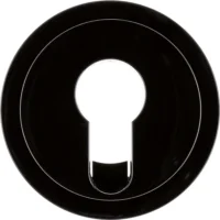 Berker Zentralstück schwarz/glänzend für Schlüsselschalter 15072045