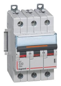 Legrand 409925 DX3 LS-Schalter Z 20A 3-polig 25kA 400VAC 3TE