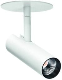 SG LEUCHTEN LED-Einbaustrahler 7W Konverter TUBE MICRO 320707 dimmbar 1LED weiß 2700K weiß