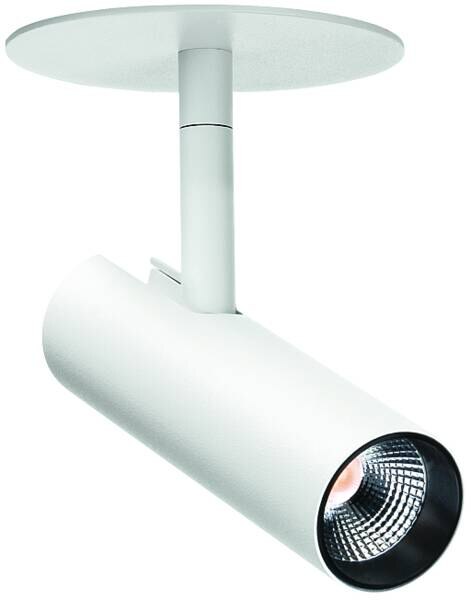 SG Leuchten SG LEUCHTEN LED-Einbaustrahler 7W Konverter TUBE MICRO 320707 dimmbar 1LED weiß 2700K weiß