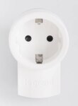 Legrand 050462 Stecker mit Steckdose ultraweiß