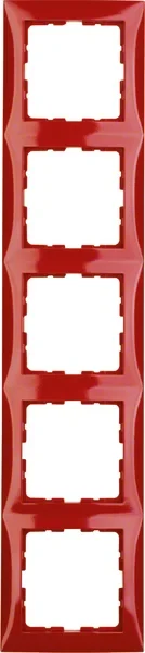 Berker Berker Rahmen 5-fach rt/gl 10158962