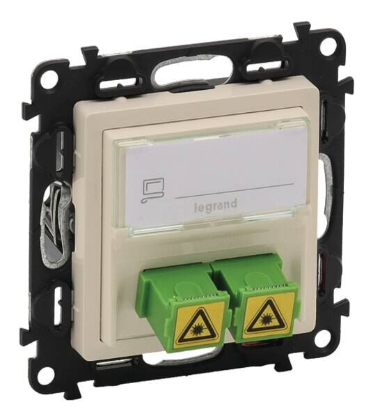 Legrand Legrand 753230 SC/APC Fibre Optic Valena Life mandelweiß