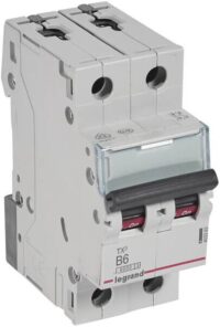 Legrand 403383 TX3 LS-Schalter B 6A 2-polig 6kA 400VAC 2TE