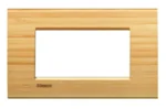 BTicino LNA4804LBA LivingLight Abdeck- rahmen für Kompaktinstallation 4M Bambus