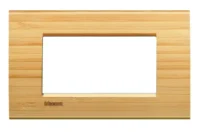 BTicino LNA4804LBA LivingLight Abdeck- rahmen für Kompaktinstallation 4M Bambus