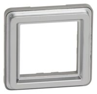 Legrand 077881 Adapter ohne Klappdeckel Soliroc IP20 IK10 Mosaic grau