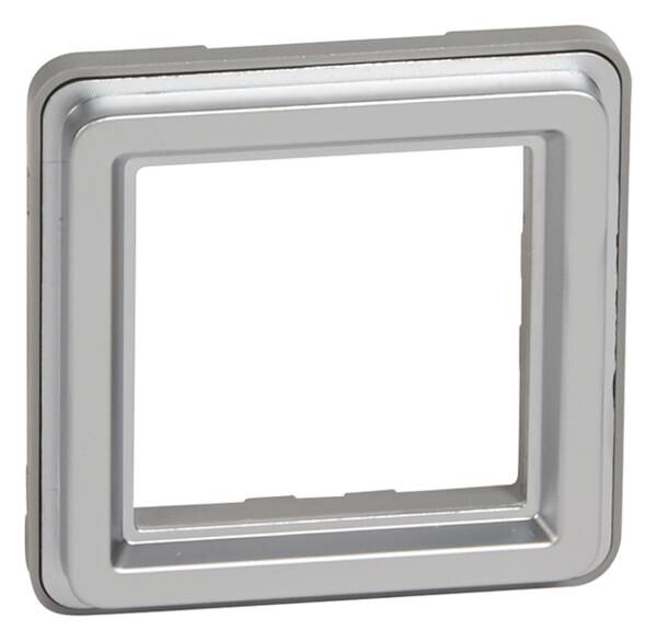 Legrand Legrand 077881 Adapter ohne Klappdeckel Soliroc IP20 IK10 Mosaic grau