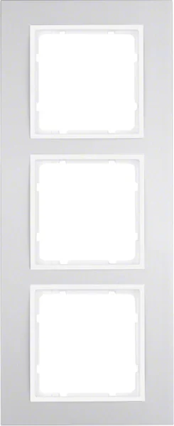 Berker Berker Rahmen 3-fach alu/pws 10133904