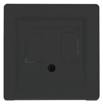 Legrand Legrand 864568 Abdeckung TAE/TDo Niloe Step schwarz