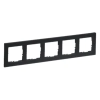 Legrand 765485 SEANO+5-fach Rahmen in der Farbausführung Anthrazit lackiert