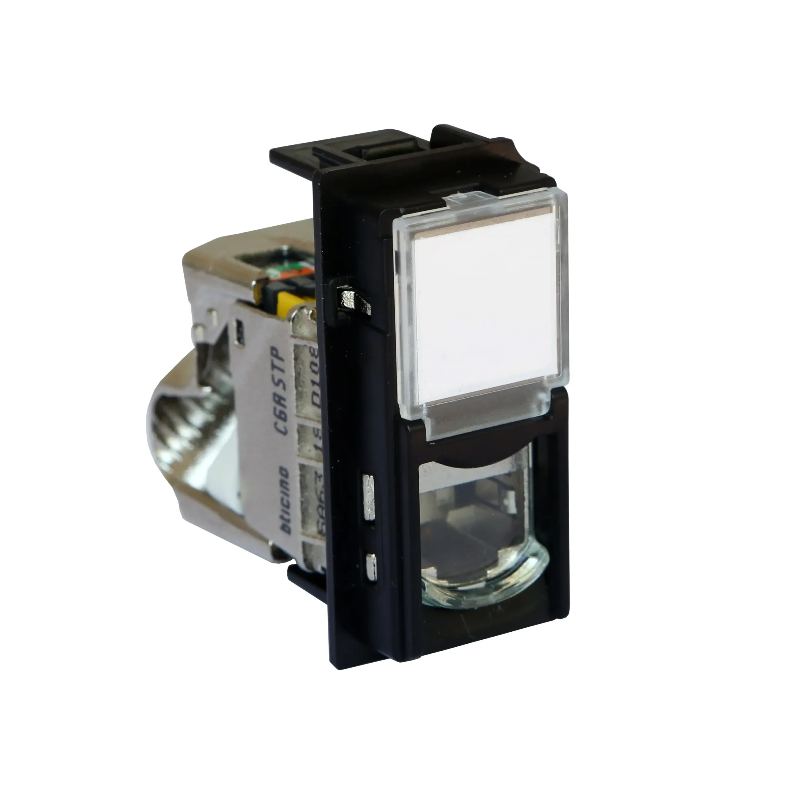 Legrand BTicino KG4279C6AS LivingNow 1M Datendose Kategorie6A geschirmt Black
