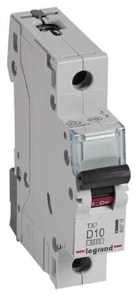 Legrand 403719 TX3 LS-Schalter D 10A 1-polig 6kA 230/400VAC 1TE