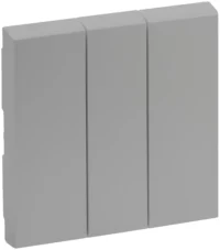 Legrand 864303 Wippe 3-fach Schalter Niloe Step Aluminium