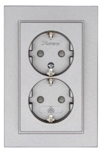 Kopp 940247006 HK07-Schutzkontakt-Steckdose 2-fach