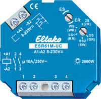 Eltako Multi.-Stromstoßschalter 1+1S. pot.frei 10A ESR61M-UC