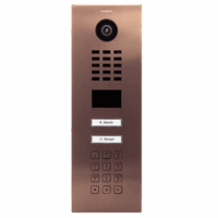 DoorBird D2102KV IP Video Türsprechanlage – Bronze-Optik (PVD)