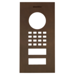 DoorBird D1101V Unterputz Frontblende – Echte Baubronze