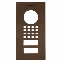 DoorBird D1101V Unterputz Frontblende – Echte Baubronze