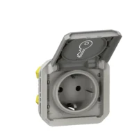 Legrand 069574L Plexo New Einsatz SSDO Steckklemme inkl Schloss ungleich EB IP44 IK