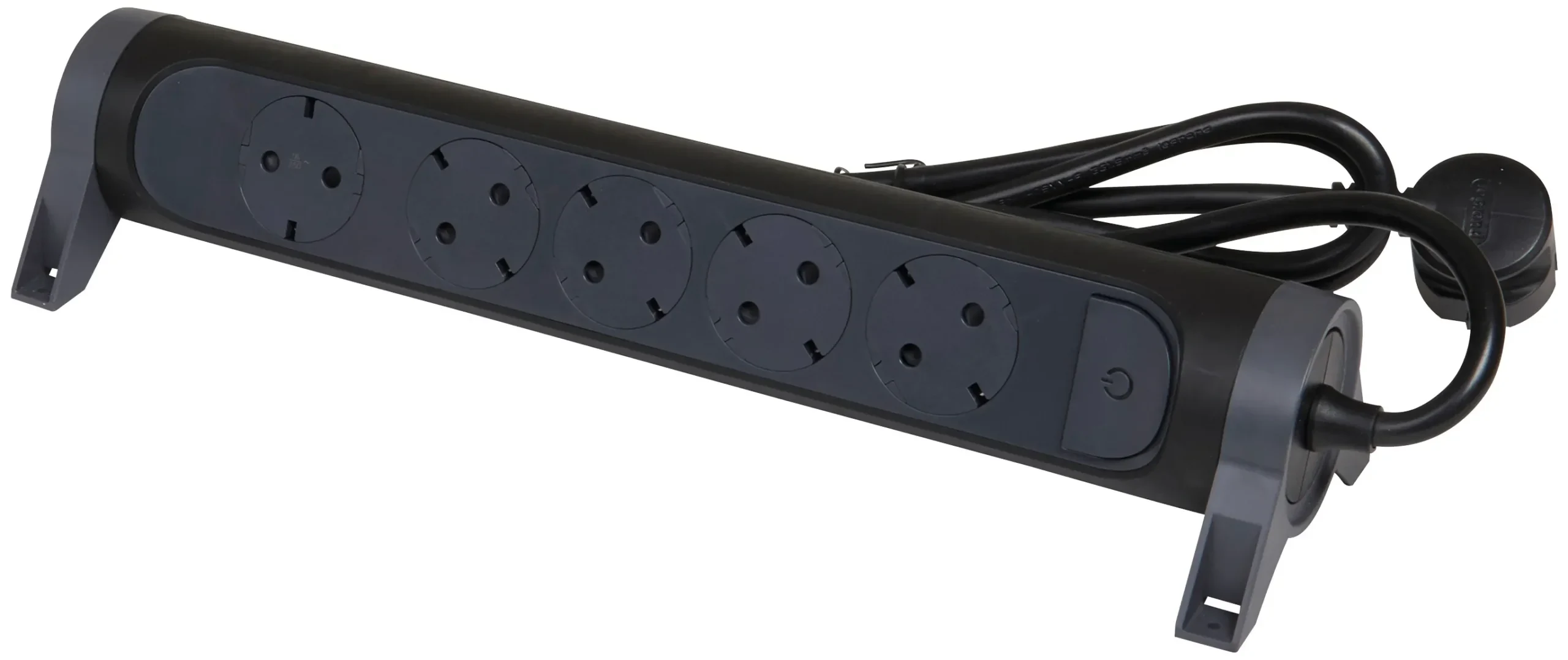 Legrand Legrand 694532 Drehbare Steckdosenleiste 5xSDO 1,5m Kabel schwarz