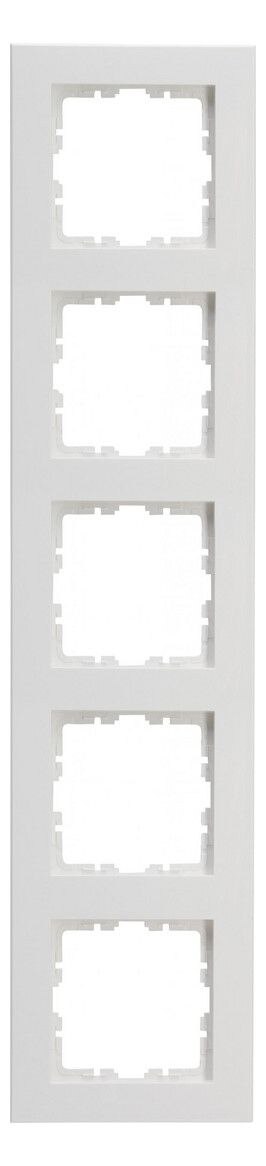 Kopp Kopp 407232008 HK07 PURE-Abdeckrahmen 5-fach Farbe:arktisweiß matt